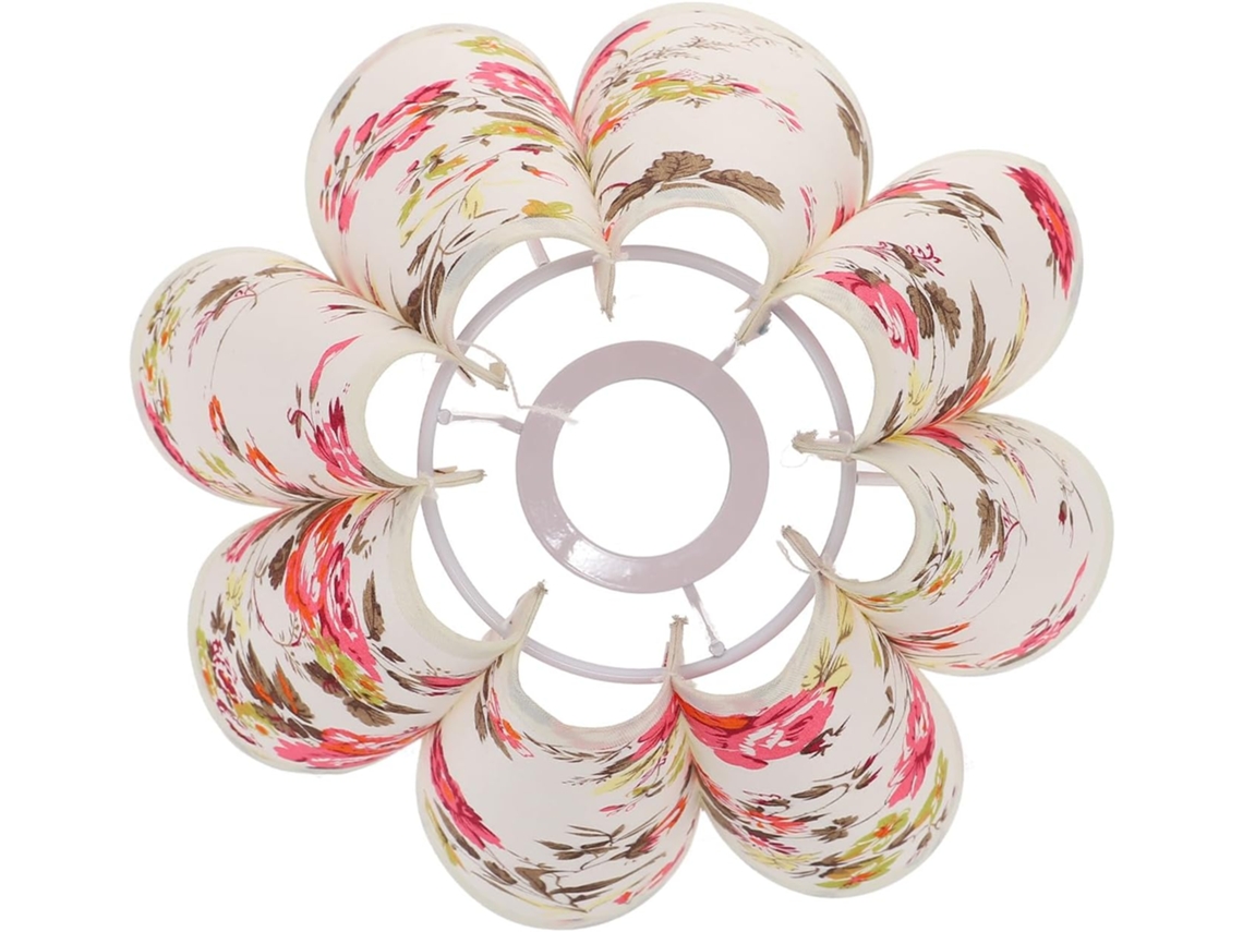 Pétalas de Tecido Decorativas Artísticas E27, Acessório de Iluminação Suave para Sala de Estar e Escritório. SFUSHOS