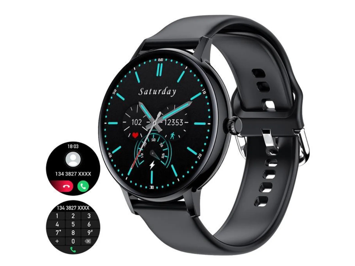 Smartwatch YIZHOOD Te365 Preto