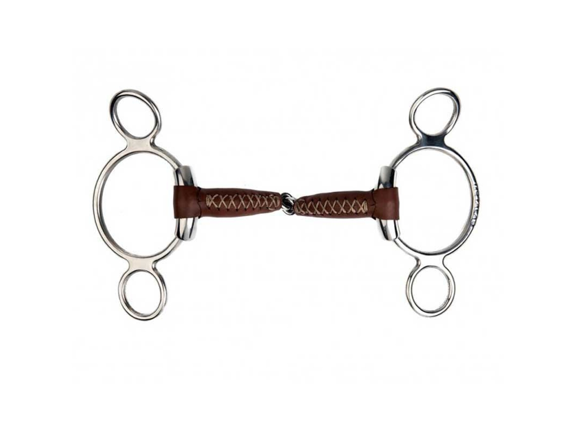Pinchless 17 Mm 3 Argolas Couro Brigadeiro Dourado 115 Mmmetalab