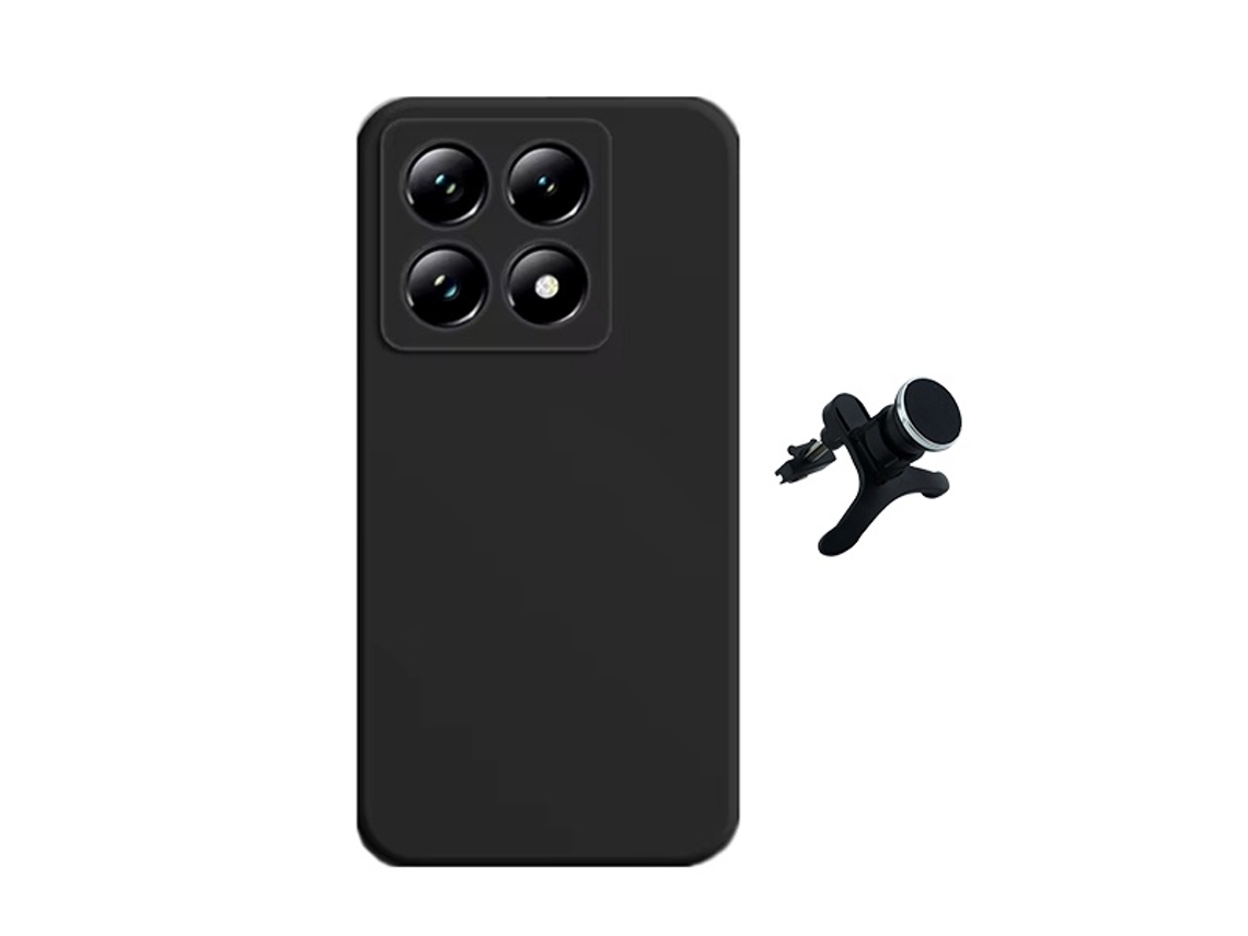Capa Carro Extra Firme para Xiaomi Xiaomi 14t Oem Silicone Preto1