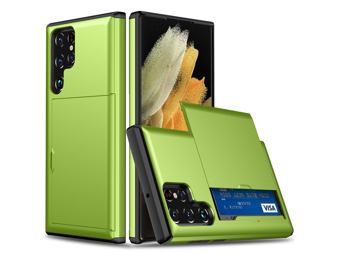 Adequado Para Capas De Celular Samsung E Capas Protetoras Anti-queda Para Cartões.verde - Note 10 Plus