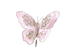 Árvore De Natal Borboleta Rosa Camada Dupla Simulada Alto Gama