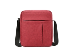 Bolsa Transversal/de Ombro (bordô), Bolsa Pequena Quadrada, Durável E Resistente Ao Desgaste.