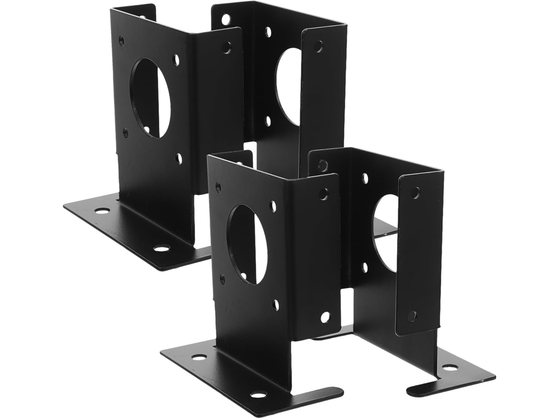 Suportes De Base Para 4 Postes Ciieeo Âncora Aço Inoxidável Resistente Cerca 10x 10cm, Para Corrimão De Caixa Correio