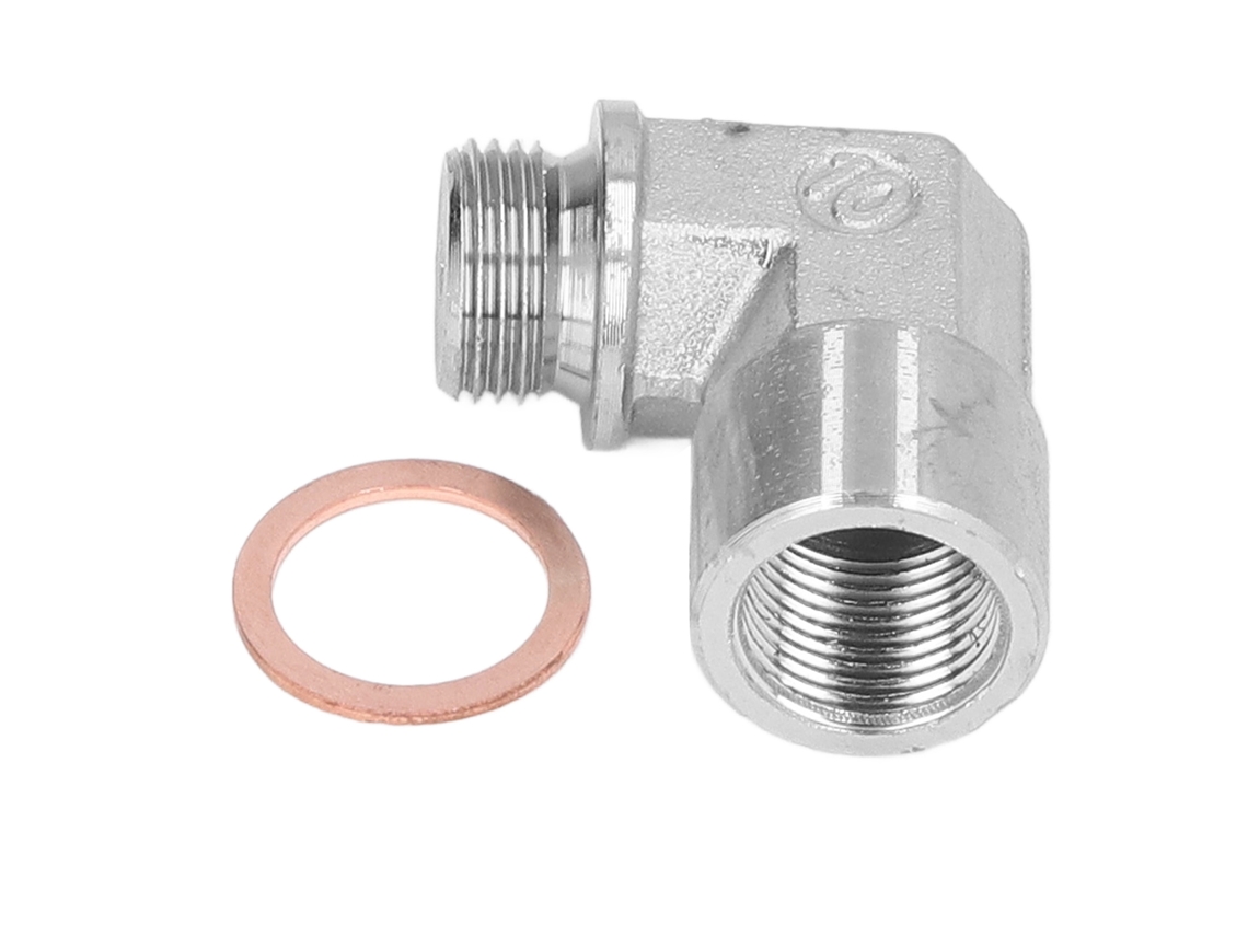 Laxiscreed Sensor De Oxigénio Extensor Com Junta 90° Rosca M18x1.5 Para Automóveis