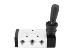 Válvula De Controlo Pneumática E Manual Laxiscreed De 5 Vias, 2 Posições Com Alavanca De Fácil Manuseio