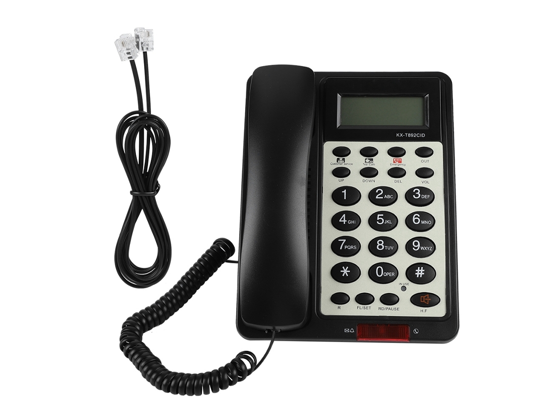 Telefone Fixo (fio, Mesa/parede)