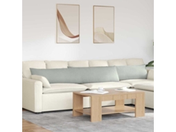 Vidaxl Travesseiros De Sofá 2 Pcs Cinzento-claro 200 X 40 Cm