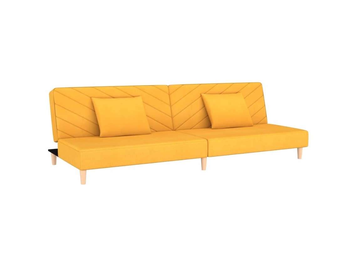 Sofa Bed, Sofa Beds Vidaxl Amarelo Tecido (n/a)