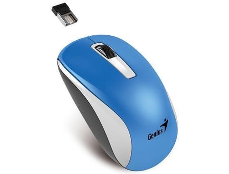 Rato GENIUS NX-7010 (Wireless - Regular - 1600 dpi - Azul)
