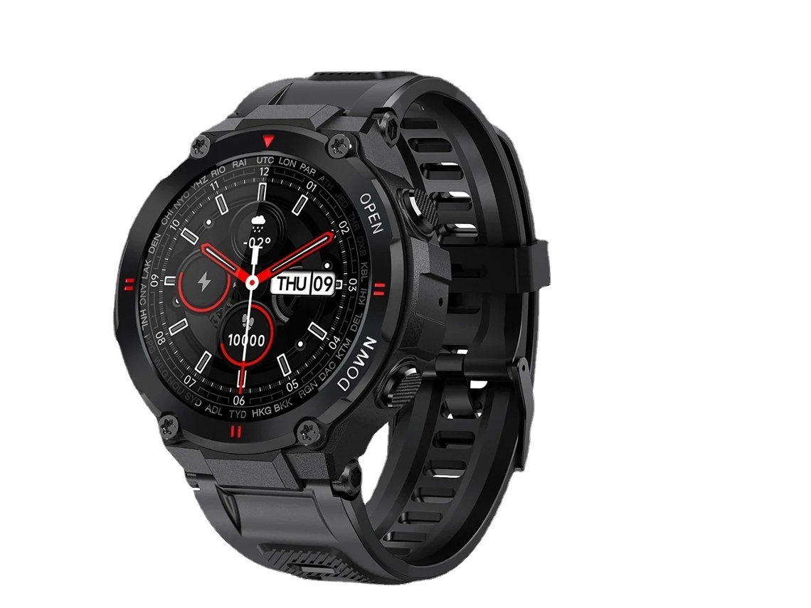 K22 Relógio Inteligente Bluetooth Chamada Esportes Ao Ar Livre Rastreador de Fitness Reprodução Música Ritmo Smartwatch para Android Ios