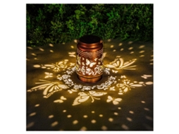 Lanterna Solar À Prova Dágua Para Áreas Externas, Luz Decorativa Para Jardim Com Borboletas SUNNY SPACES