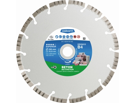 Disco Diamantado Para Concreto Dronco-B4-350-Superior B4 (Anteriormente Lt56) Ø 350 Mm