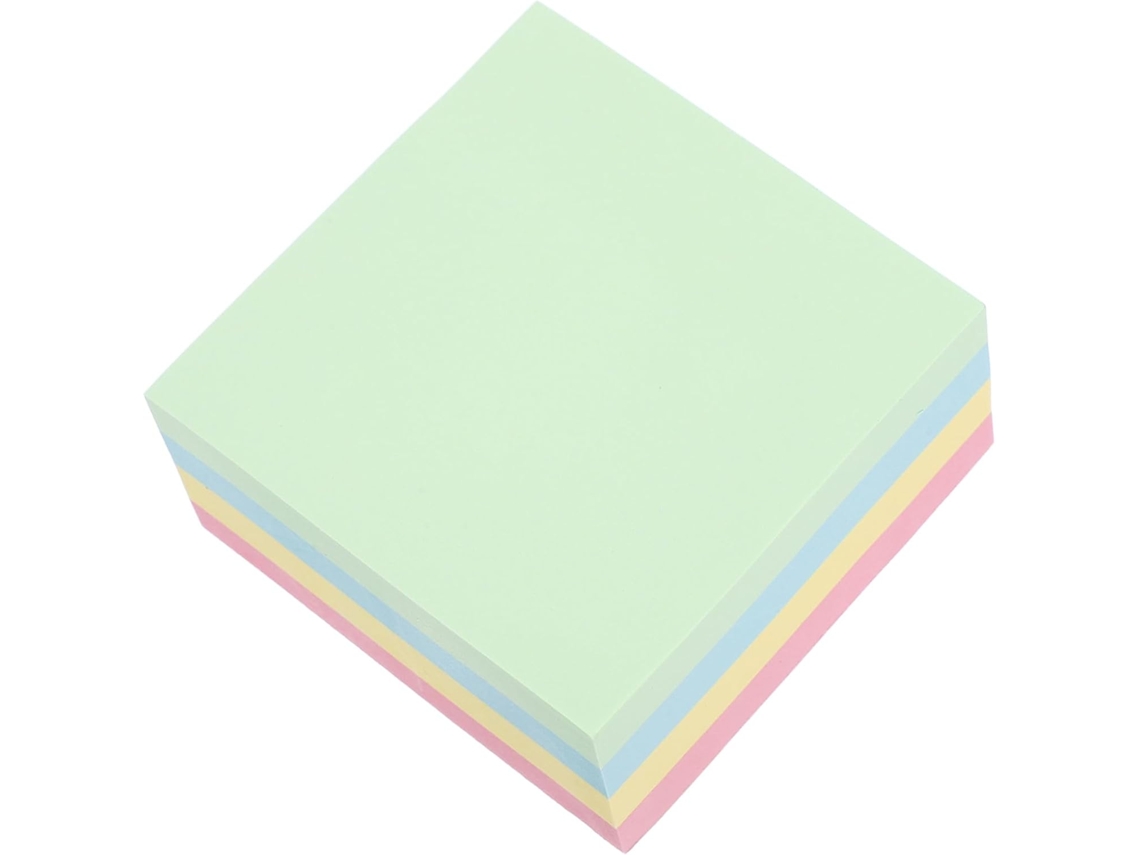 400 Folhas Bloc-notes Carré Multicolores Carnet Vierge Microperforé Pour Prize De Notes Mémo Enseignants Et