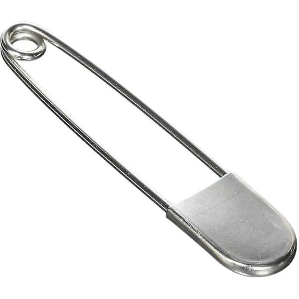Pacote Com 10 Alfinetes De Segurança Extra Grandes, Extra Pesados, Tamanho Jumbo De 12,7 Cm (5 Polegadas).