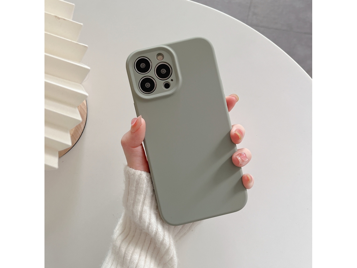 Capa Para Iphone (verde Cobre (magnética), Apple 15), Silicone Líquido, Resistente A Quedas, Magsafe Magnético.