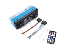 Estéreo De Coche Bluetooth 1 Din Reproductor Mp3 Radio Fm Usb Sd Audio