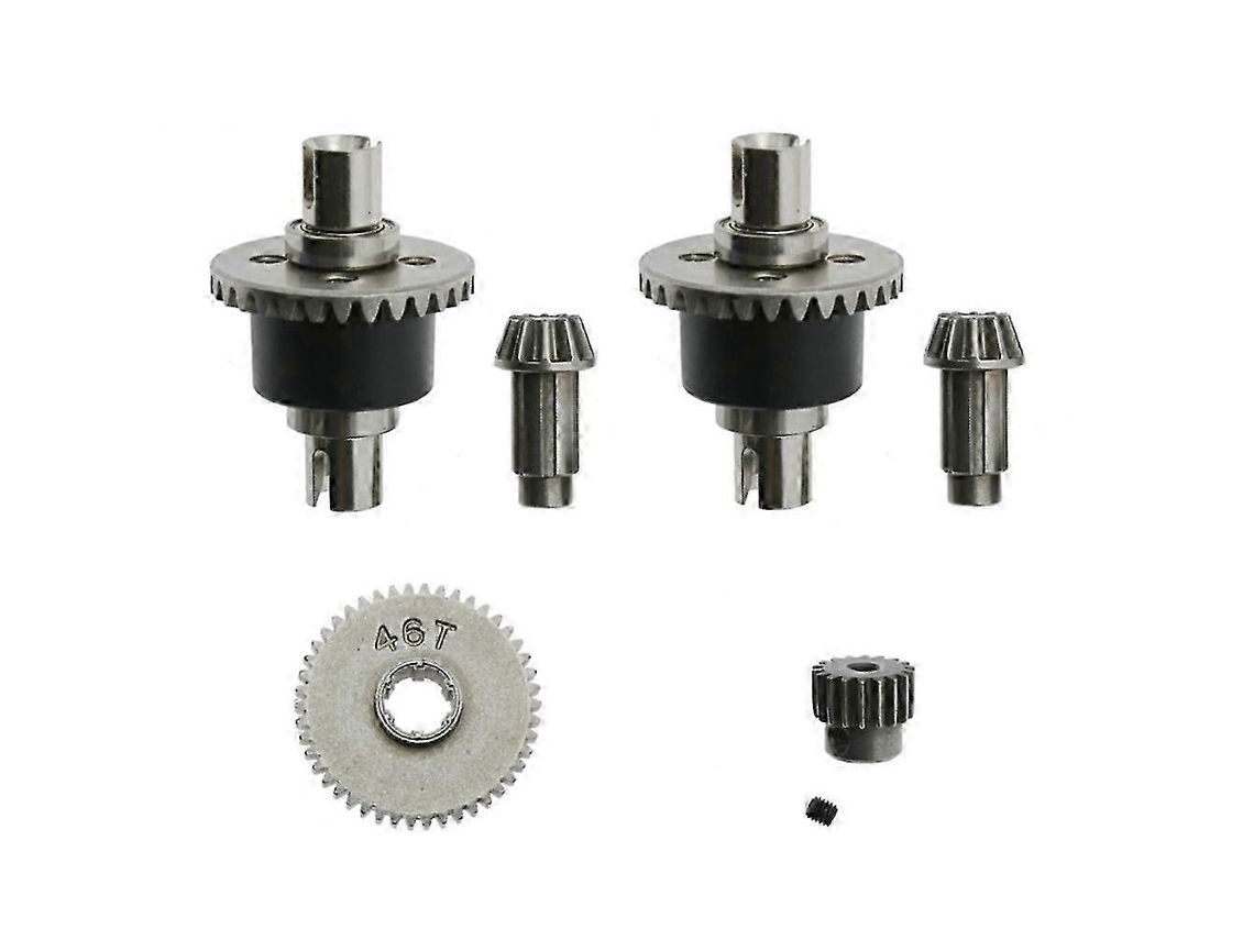 Metal Differential And Set Para Scy 16101 16201 Pro 1/16 Carro Rc Upgrade