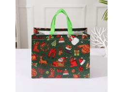 Sacolas De Presente De Natal, Pacote Com 24 Unidades, Com Alças. Aquaforge