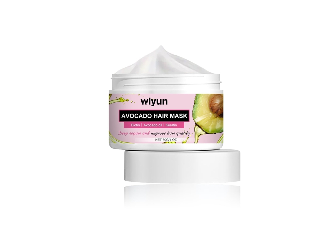 Máscara Capilar Hidratante Wiyun Abacate para Reparar Pontes Danificadas e Combater Frizz LAXISCREED