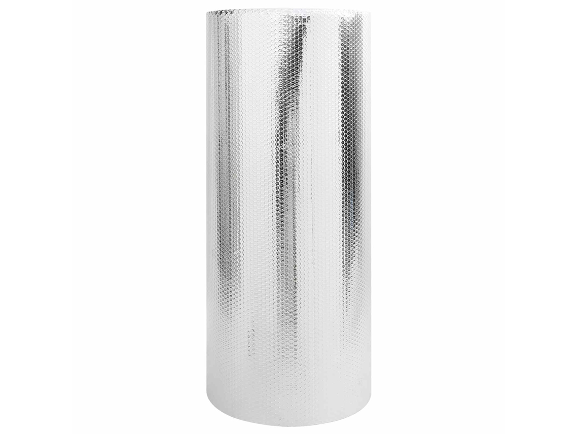 Vidaxl Refletor De Calor Para Radiador Prateado 10 X 1 M Polietileno