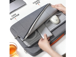 Bolsa Interna Para Laptop Multifuncional Antiqueda, Elegante, Cinza 15,6 Polegadas Tamanho 15,6 16,1 Polegadas Yunzii