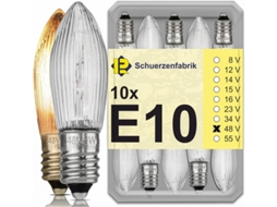 Lâmpada Led, Base E10, 3w, 48v, Para Uso Residencial, Comercial Ou Substituição De Fontes Convencionais