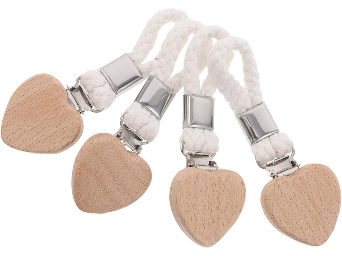 Conjunto De 4 Prendedores Para Toalha Mão, Sem Necessidade Furar,