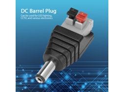 Laxiscreed Conector Rápido Dc Push Para Alimentação De Leds 5.5x2.1mm