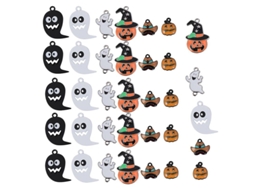 35 Peças de Pingentes de Joias de Halloween para Decorações de Halloween ALLINLESS