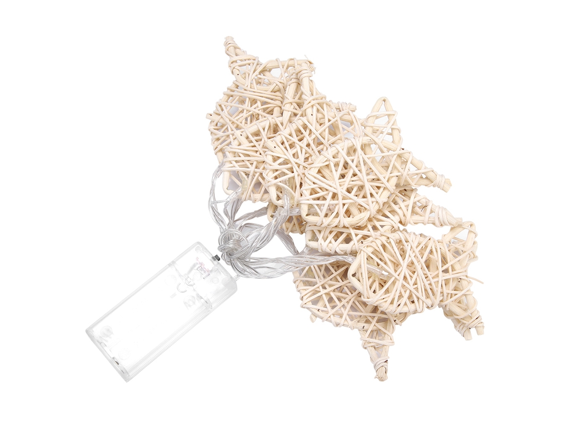 Laxiscreed String De Luzes Led Rattan Para Decoração De Festas, Casamentos E Eventos