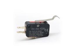 10 Unidades V 154-1c25 Interruptor De Limite Momentâneo Spdt Com Botão Pressão E Alavanca Longa, 15a, 250v, Vermelho