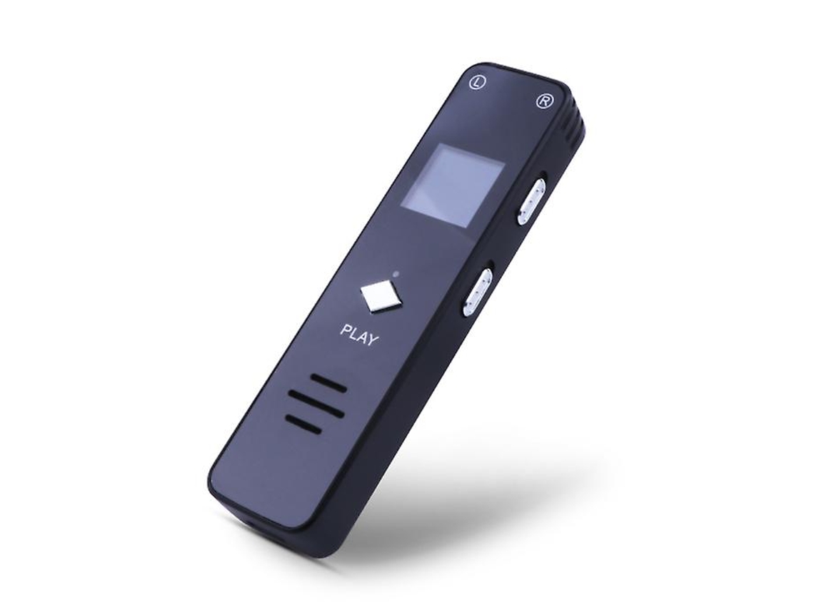 Mini Gravador Digital, Gravador De Redução De Ruído Portátil Para Reuniões 8 Gb Yizhood (preto)