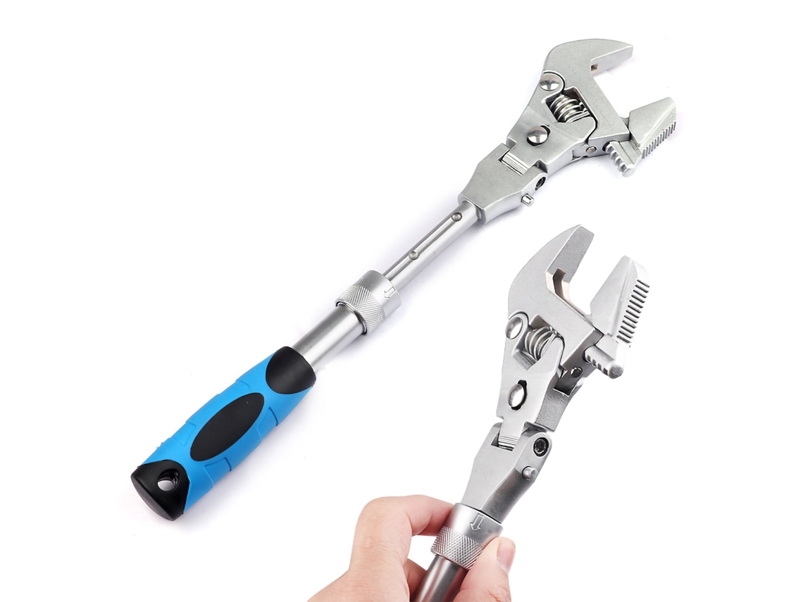 Chave Ajustável 10in com Cabeça Flexível S/MARCA