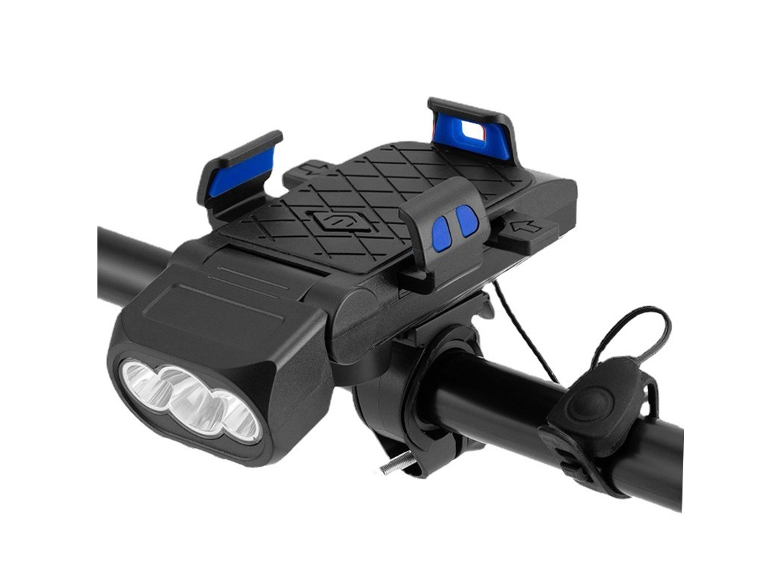 Luz de Bicicleta 3 em 1 recarregável USB BRILVIBERA