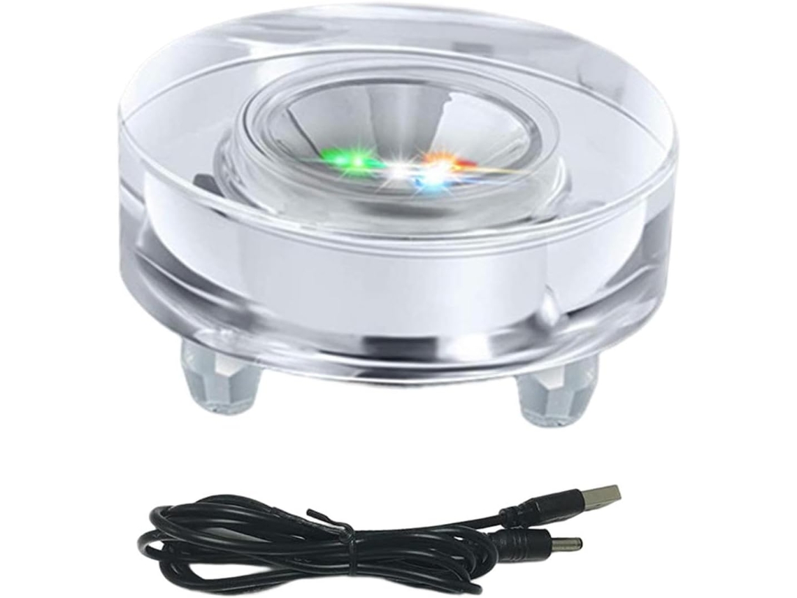 Base De Luz Com Fio Versátil Cores Variáveis,