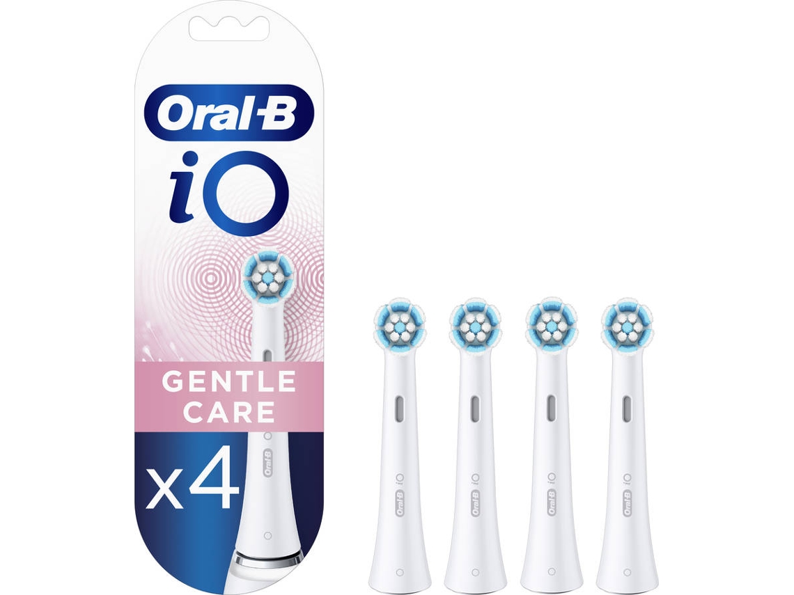 Recarga Escova Eléctrica ORAL-B iO Gentle Care Branco (4 unidades)