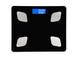Balança Eletrônica Portátil Inteligente para Medição de Gordura Corporal com Função Bluetooth, Capacidade de 3 Kg a 180 Kg AQUAFORGE