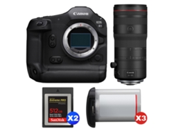 Eos R1 + Rf 24 105mm F/2.8 L Is Usm Z + 2 Sandisk 512gb Extreme Pro Cfexpress Type B + 3 Canon Lp e19 + Ebook Pricedirect CANON