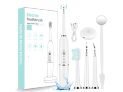 Irrigador Oral Elétrico, Removedor de Tártaro e Placa Bacteriana, Clareador Dental, Função de Enxágue MDUG (branco)