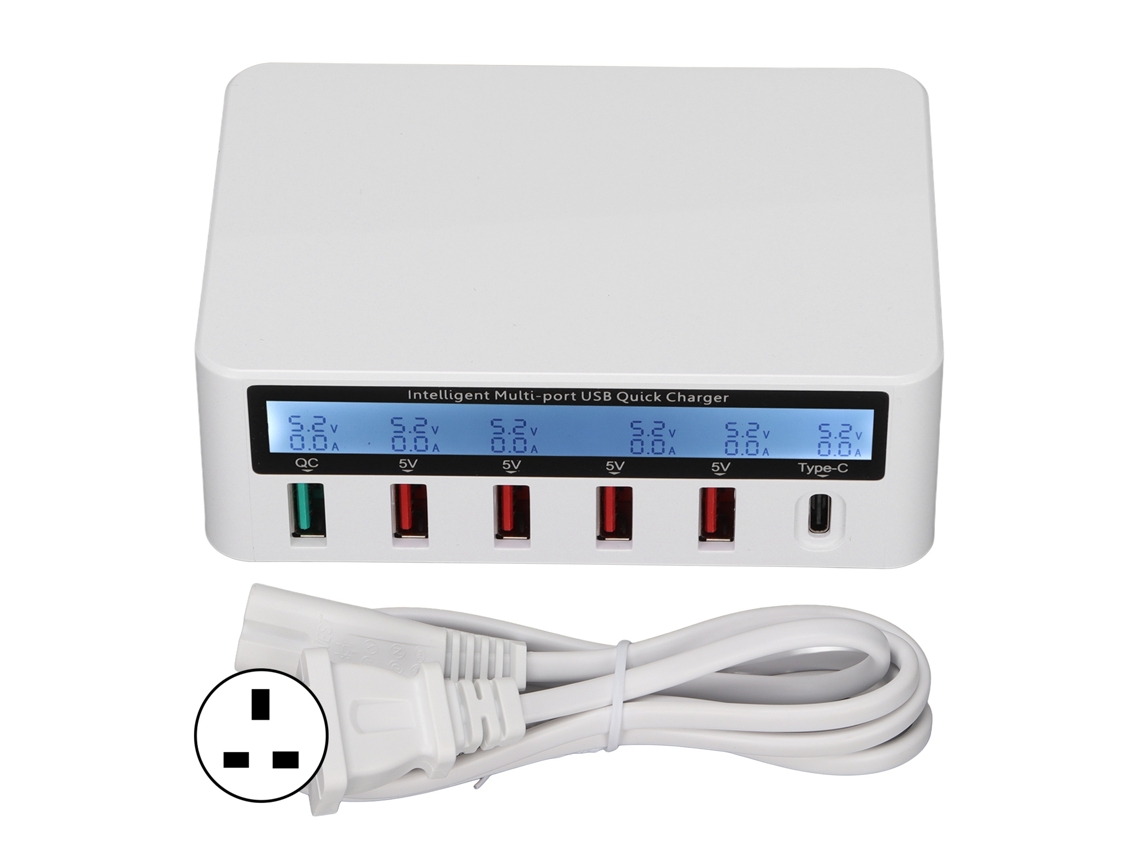 Estação de Carregamento Usb 6 Portas 40W EOOCOO