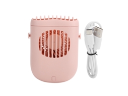 Aetheria ventilador de Pescoço Portátil Mini com Cordão Usb Rosa para Casa Escritório Viagem Outdoor