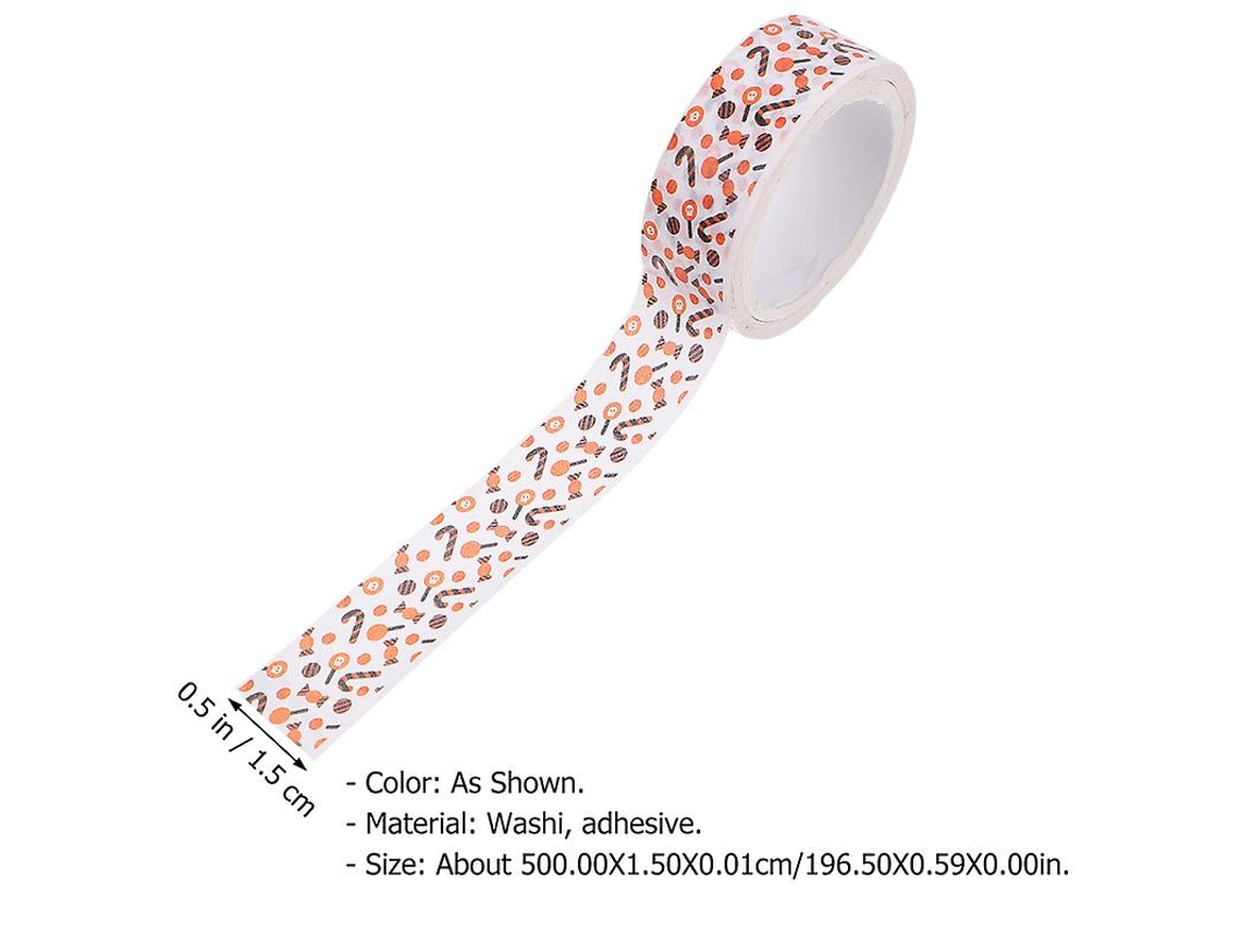 10 Rolos de Fitas Washi de Halloween para Decorações de Halloween ALLINLESS