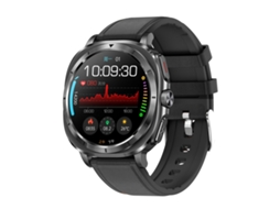 (preto) Tela Amoled De 1,43 Polegadas, Pulseira De Couro, Smartwatch Com Suporte Para Ecg