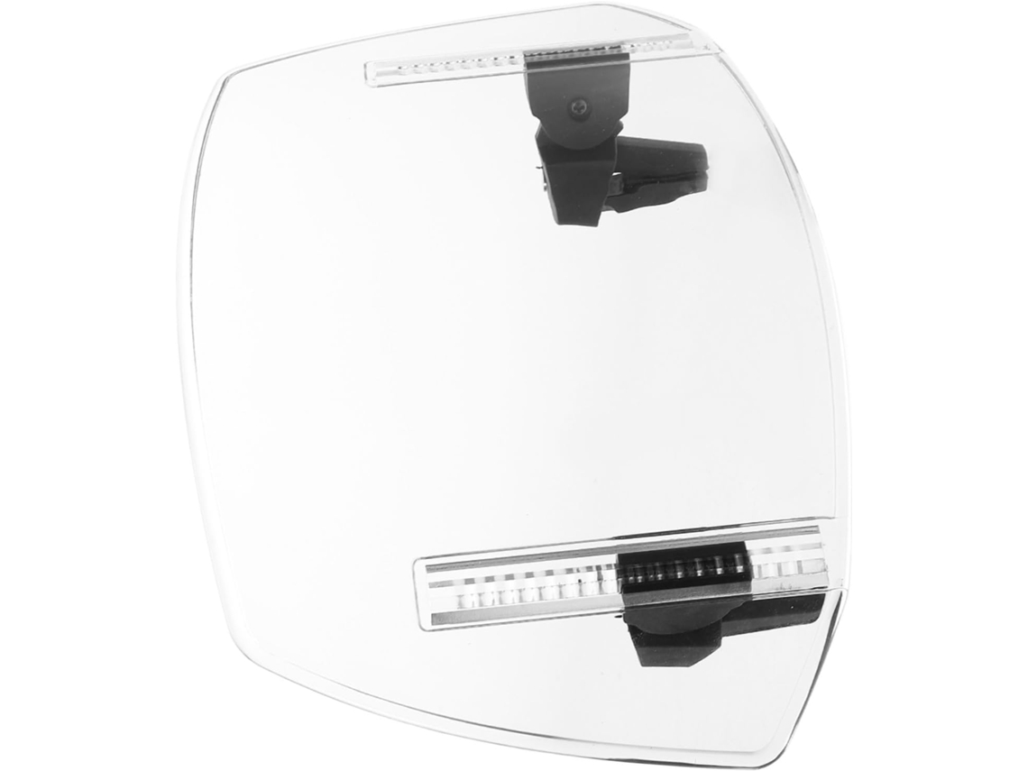 Defletor de vento ajustável e transparente para motocicleta, para prova de chuva e com proteção contra chuva.