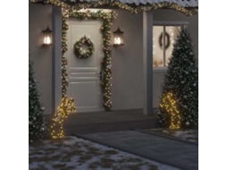 Vidaxl Decoração De Natal Meteoro C/ Luz E Estacas 80 Luzes Led 62 Cm