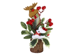 Decoração De Natal Laxiscreed Para Mesa E Janela, Mini Ornamento De Pe Para Interior