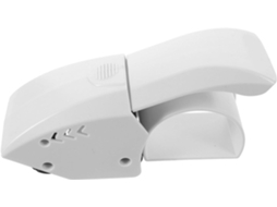 Dispensador de adesivo Tehaux para embalagens, com pasta confortável e aplicação suave, feito de plástico e metal.