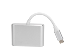 Aetheria conversor Adaptador Dock Type c para Hdmi Vga Vídeo para Celulares e Laptops