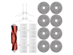 Compatível Com Xiaomi Lydsto W2 / Kyvol Cybovac S60 / Aicle Ins-200 Escova Lateral Principal Filtro Hepa Peças Para Aspirador De Pó (17 Peças)_ozo